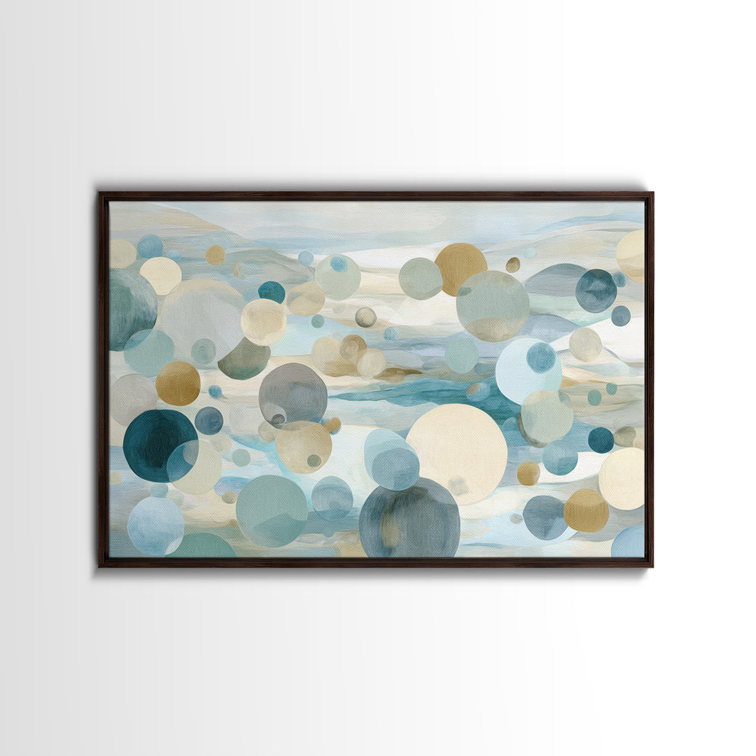 Abstract Cells and Circles as Soothing Pattern Canvas Print, Medical Office Art, Anatomy Poster, Office Decor, Abstract Art, MOA-3x2-57