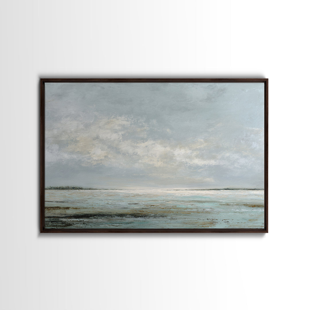 Large Neutral Landscape Canvas Print, Medical Office Art, Neutral Decor, Office Decor, Oil Painting, Calm, Wall Art, Home Decor, MOA-3x2-68