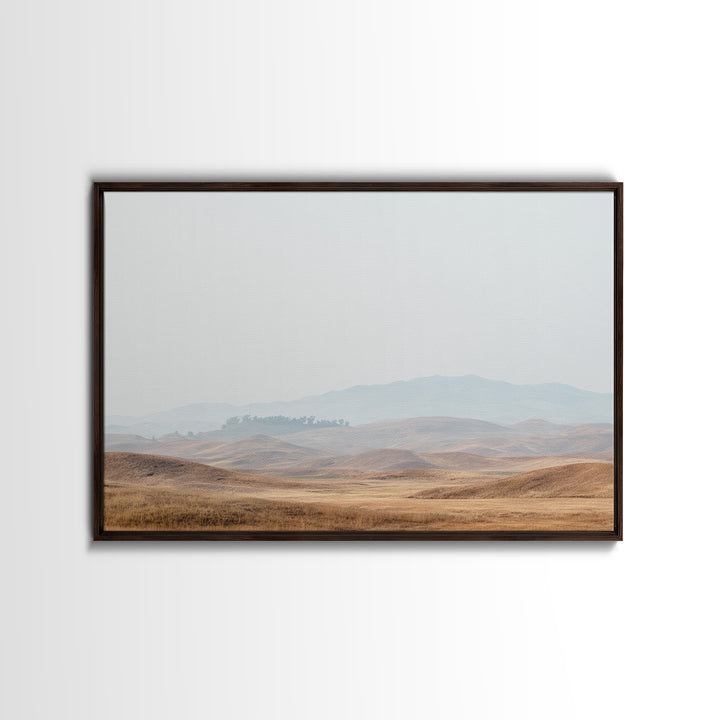 Large Neutral Landscape Framed Canvas Print, Medical Office Art, Luxury Decor, Office Decor, Fine Art, Calm, Digital Wall Art, MOA-3x2-92