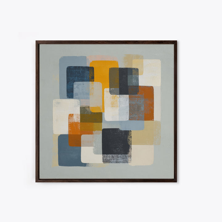 High Contrast Gallery Abstract Framed Canvas Print, Modern Art, Set of 3 Prints, Living Room Decor, Fine Art, Modern, MOD-1x1-72