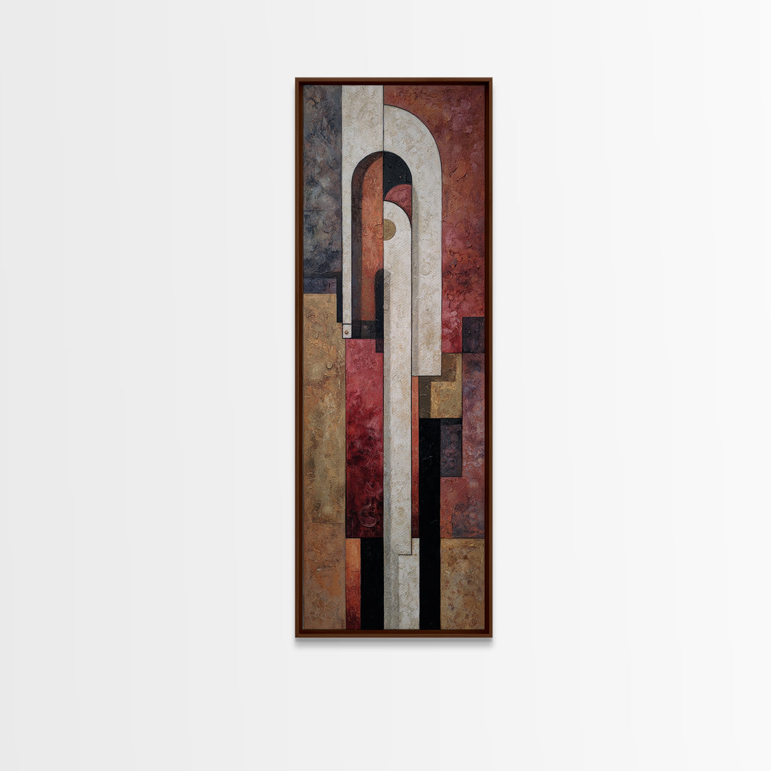 Architectural Arch Composition Canvas Print, Modern Art, Artwork, Living Room Decor, Fine Art, Modern 381, Set of Prints, MOD-1x3-81