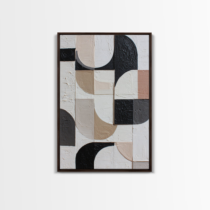 Large Organic Forms Framed Canvas Print, Modern Art, Art, Living Room Decor, Oil Painting, Modern, Canvas Art, Digital Print, MOD-2x3-59