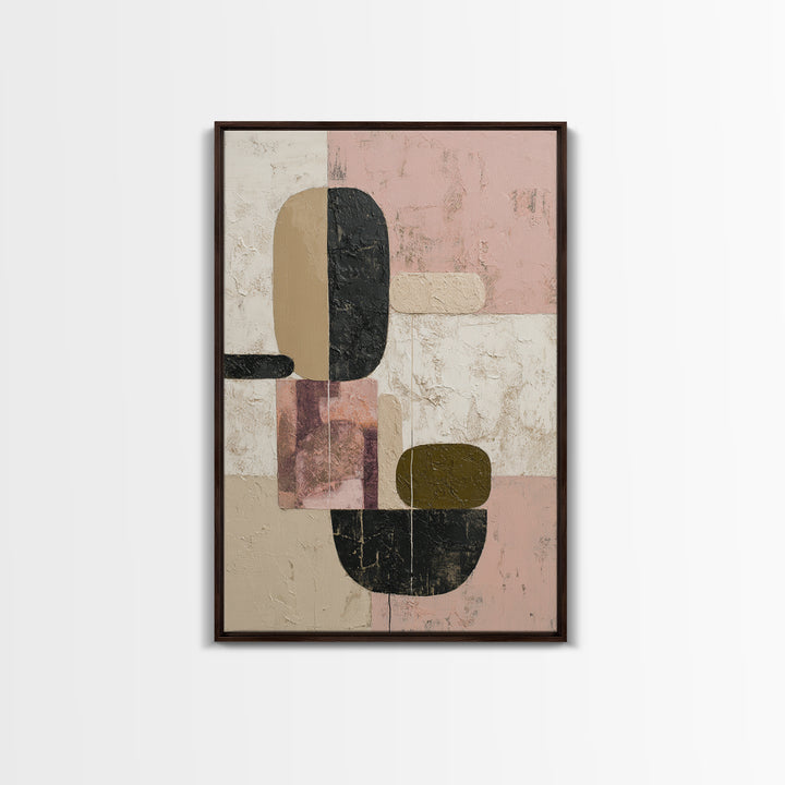 Modern Landscape with Simplified Horizon Canvas Print, Modern Art, Large Wall Art, Living Room Decor, Oil Painting, Modern, MOD-2x3-65