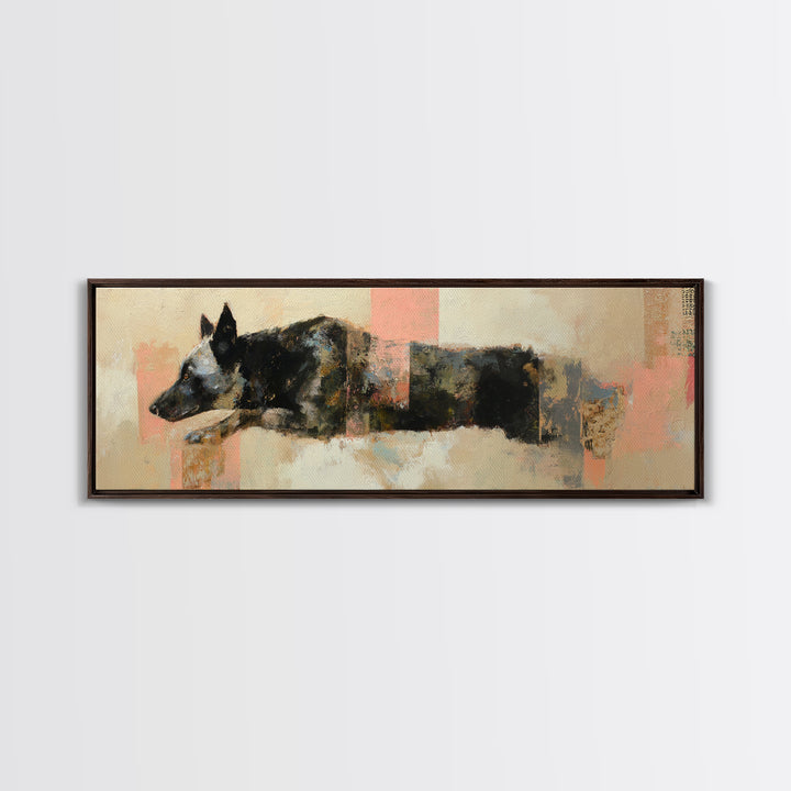 Modern Animal Portrait Canvas Print, Modern Art, Poster Art, Living Room Decor, Fine Art, Modern, Minimalist Decor, MOD-3x1-14