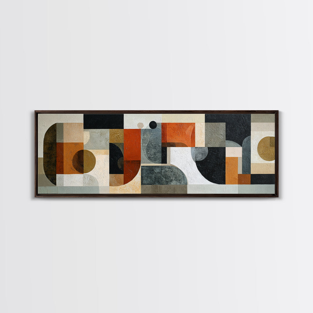 Bold Abstract Composition Canvas Print, Modern Art, Living Room Wall Art, Living Room Decor, Abstract Art, Modern, Boho Decor, MOD-3x1-41
