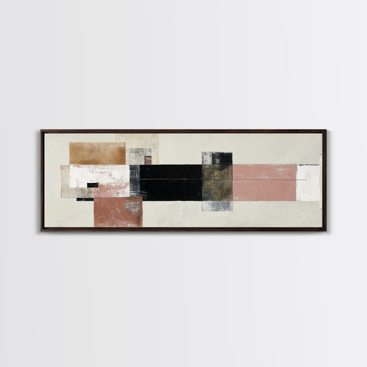 Modern Coastal Landscape Framed Canvas Print, Modern Art, Artwork, Living Room Decor, Oil Painting, Modern 258, Set of Prints, MOD-3x1-58
