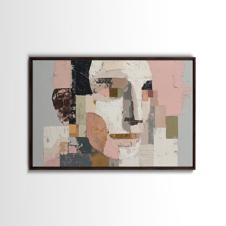 Fragmented Figure Study Canvas Print, Modern Art, Printable Art, Living Room Decor, Fine Art, Modern, Trendy Wall Art, MOD-3x2-21