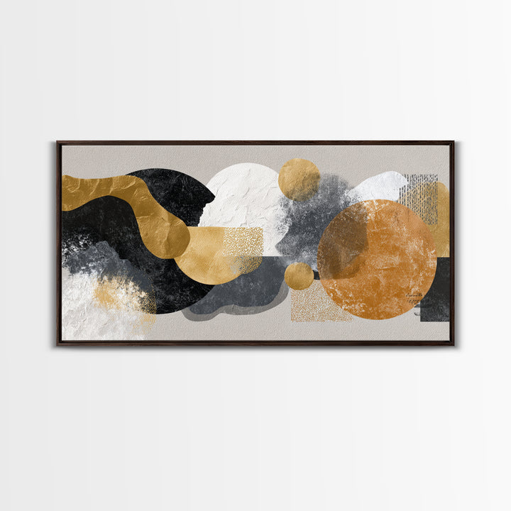 Ivory White Plaster Texture Composition Canvas Print, Monochrome Art, Printable Wall Art, Living Room Decor, Fine Art, Mono, MON-2x1-73