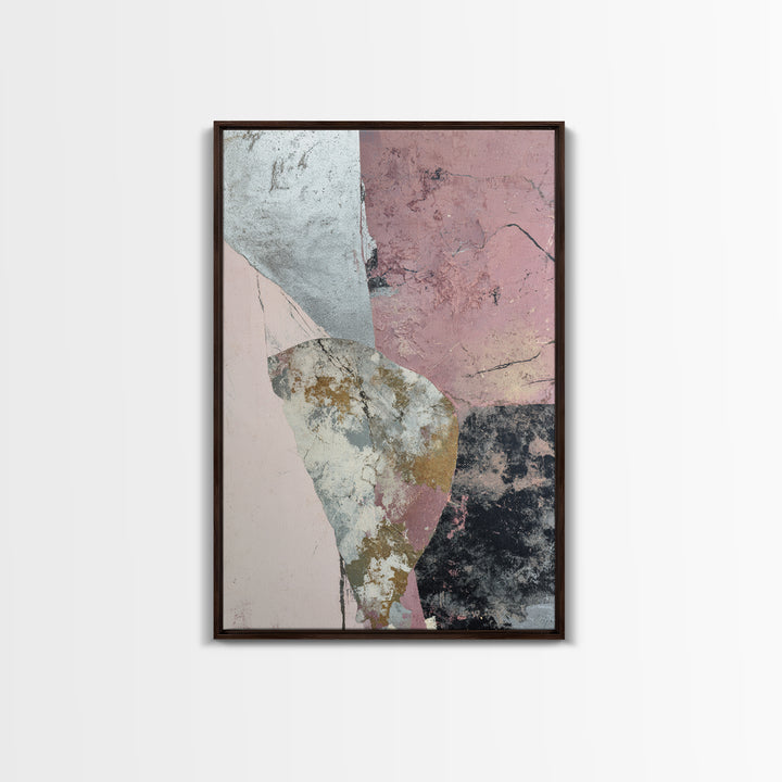 Silver Ocean Moonlight Scene Canvas Print, Monochrome Art, Abstract Art, Living Room Decor, Fine Art, Mono, Bedroom Wall Art, MON-2x3-99
