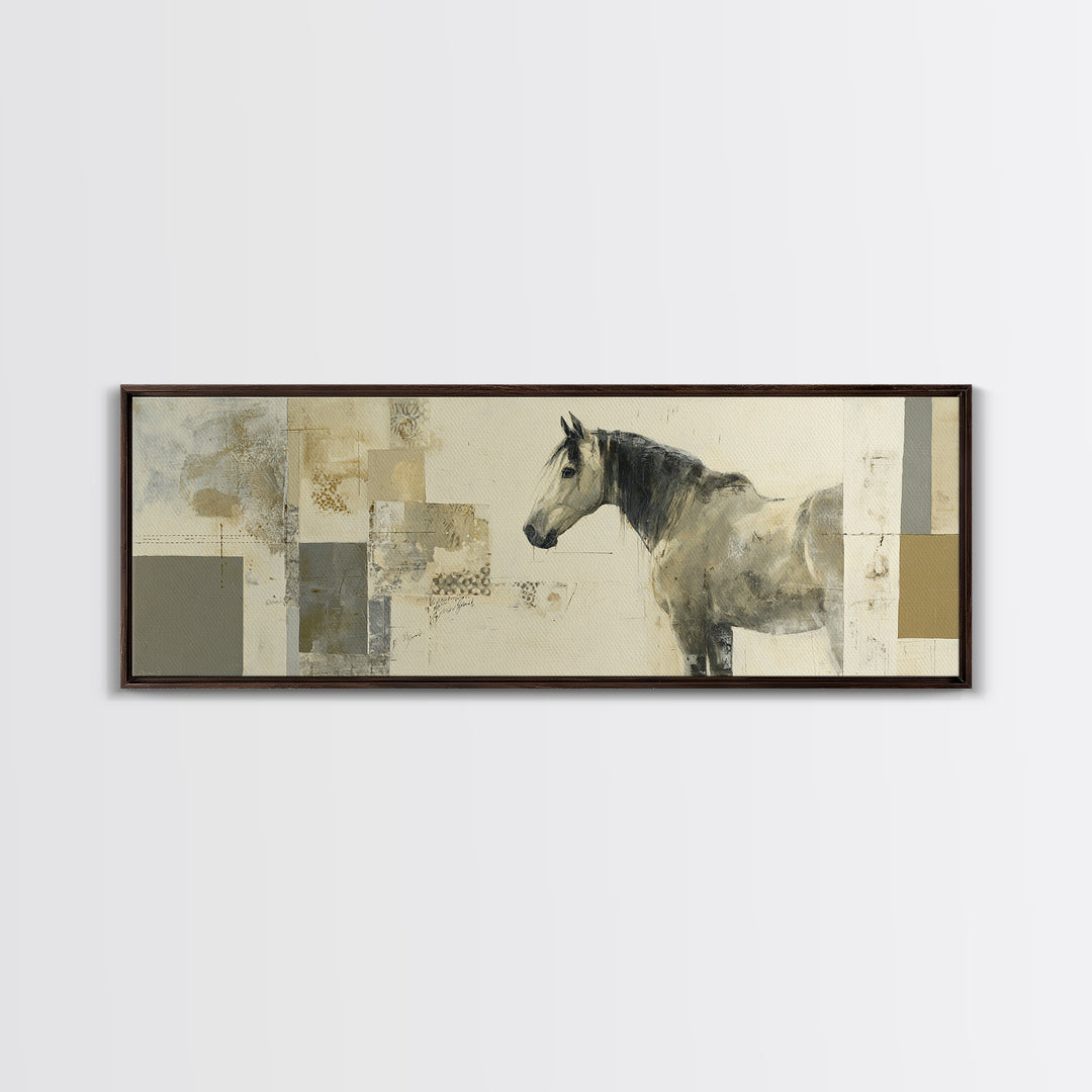 Monochrome Cat Portrait Framed Canvas Print, Monochrome Art, Art Prints, Living Room Decor, Fine Art, Mono, Apartment Decor, MON-3x1-51