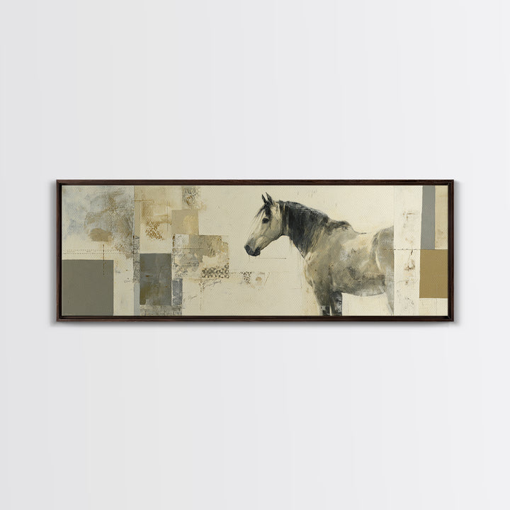 Monochrome Cat Portrait Framed Canvas Print, Monochrome Art, Art Prints, Living Room Decor, Fine Art, Mono, Apartment Decor, MON-3x1-51