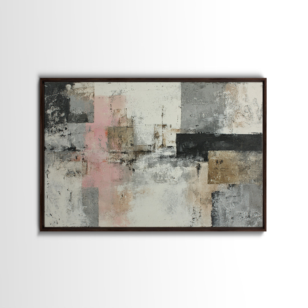 Black Ink Abstract Canvas Print, Monochrome Art, Printable Art, Living Room Decor, Abstract Art, Mono, Minimalist Wall Art, MON-3x2-34