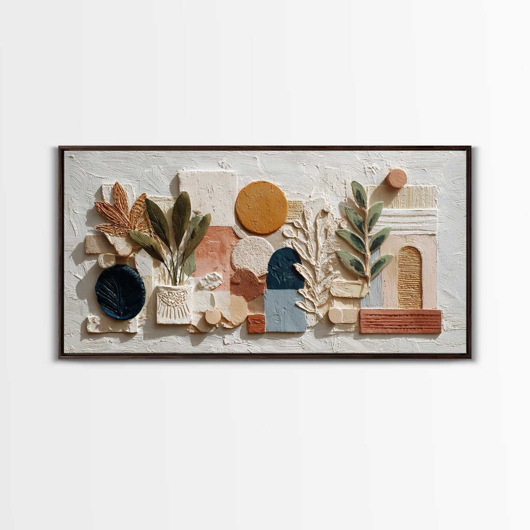Patterned Door Hardware and Carved Wood Detail Canvas Print, Moroccan Art, Living Room Decor, Marrakesh, Map Wall Art, MOR-2x1-15