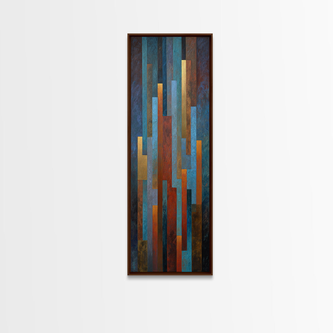Abstract Rhythm Lines Like Painted Music Canvas Print, Music Studio Art, Music Poster, Studio Decor, Fine Art, Rhythm, MSA-1x3-59