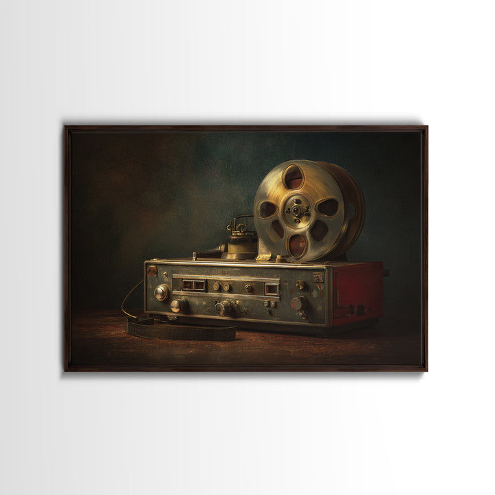 Recording Tape Reel Canvas Print, Music Studio Art, Music Wall Art, Studio Decor, Fine Art, Rhythm, Teen Room Decor, Music Gift, MSA-3x2-42