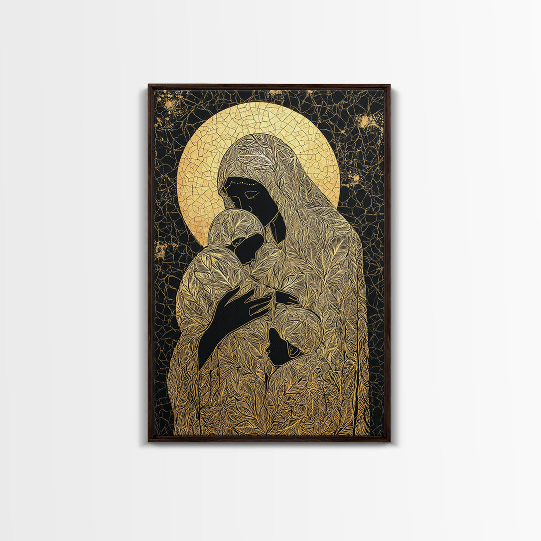 Hermes Greek God Leaping, Mythology Divine Messenger, Canvas Gold Art Print, Ancient Greek Wall Decor, Real Wood Frame