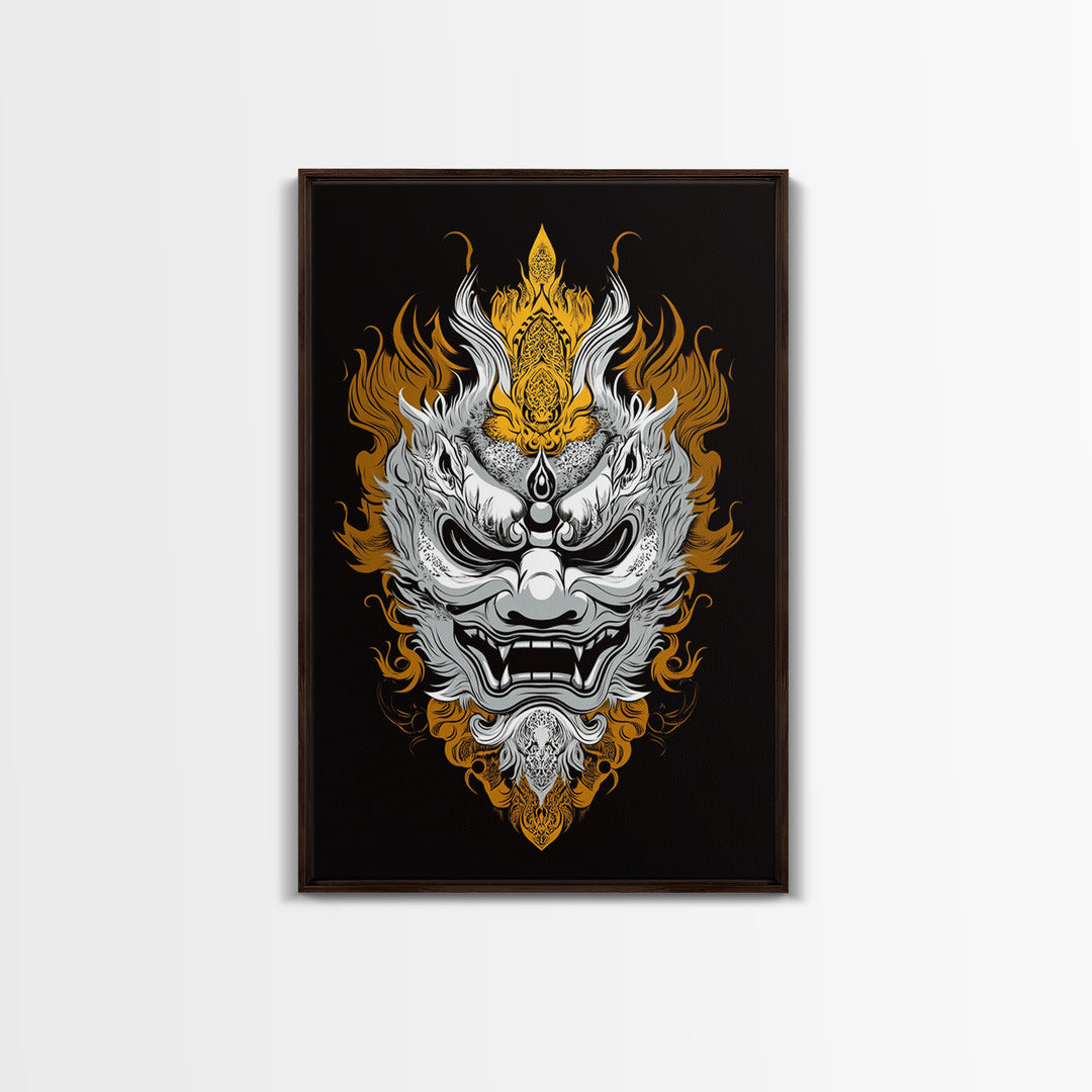 Jaguar Head Splatter Painting, Gold Canvas Art, Exotic Animal Canvas Print, Real Wood Frame, Wild Cat Wall Decor, Bold Modern Artwork