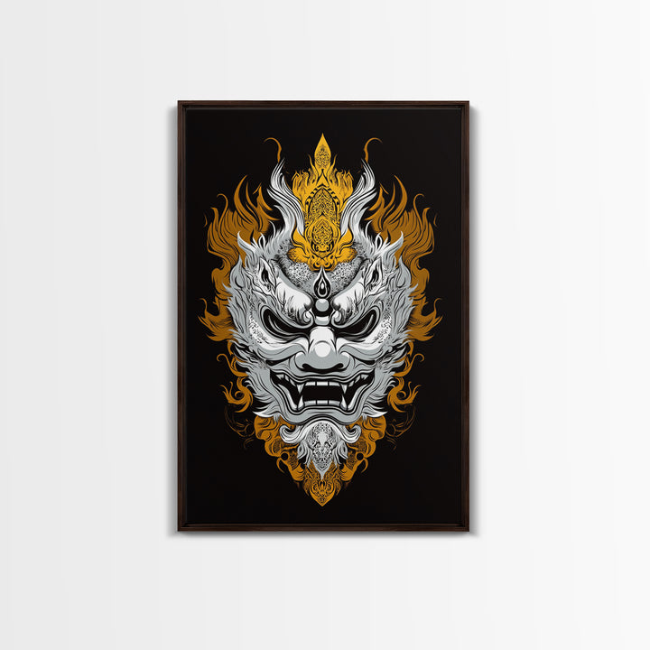 Jaguar Head Splatter Painting, Gold Canvas Art, Exotic Animal Canvas Print, Real Wood Frame, Wild Cat Wall Decor, Bold Modern Artwork