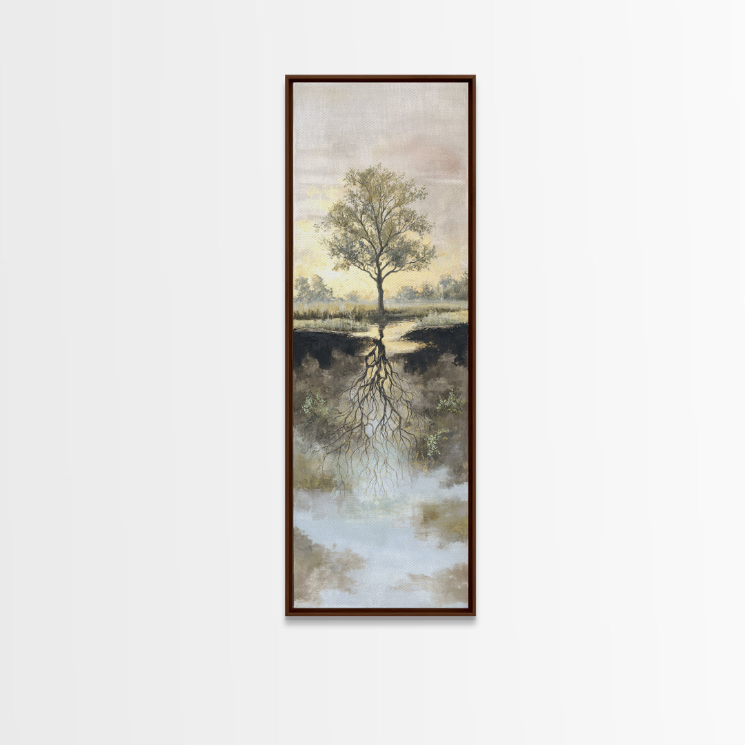 Tree of Life Canvas Print, Nature Art, 3d Wall Art, Living Room Decor, Fine Art, Nature, Nature Wall Art, Landscape Print, NAT-1x3-51