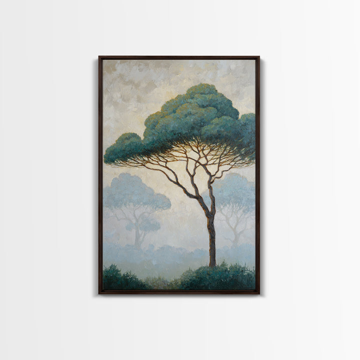 Tree of Life Framed Canvas Print, Nature Art, Wall Art, Living Room Decor, Fine Art, Nature, Wood Wall Art, Abstract Wall Art, NAT-2x3-47