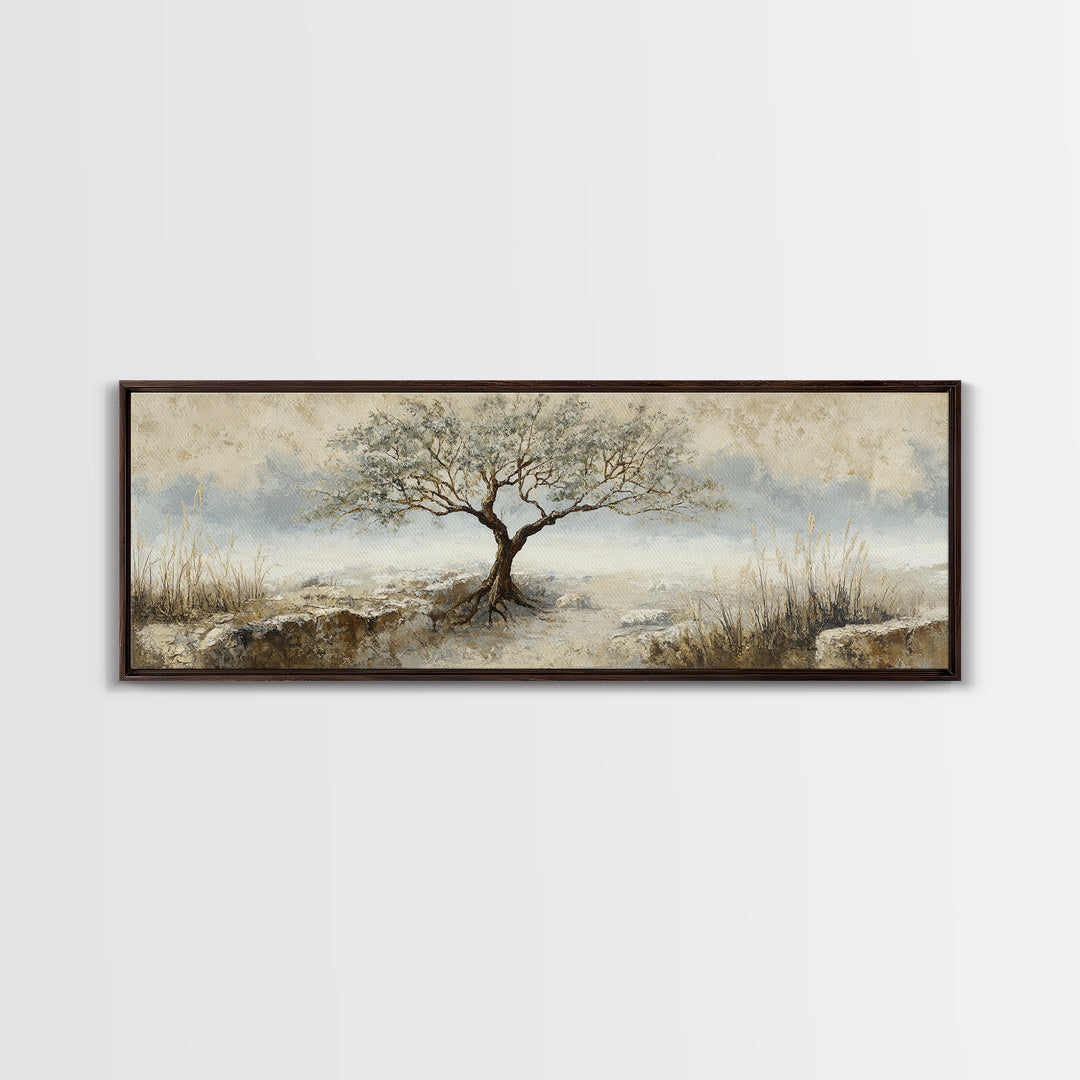 Tree of Life Canvas Print, Nature Art, Luxury Decor, Living Room Decor, Fine Art, Nature, Mushroom, Printable Wall Art, NAT-3x1-31