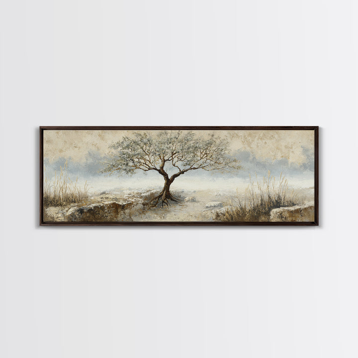 Tree of Life Canvas Print, Nature Art, Luxury Decor, Living Room Decor, Fine Art, Nature, Mushroom, Printable Wall Art, NAT-3x1-31
