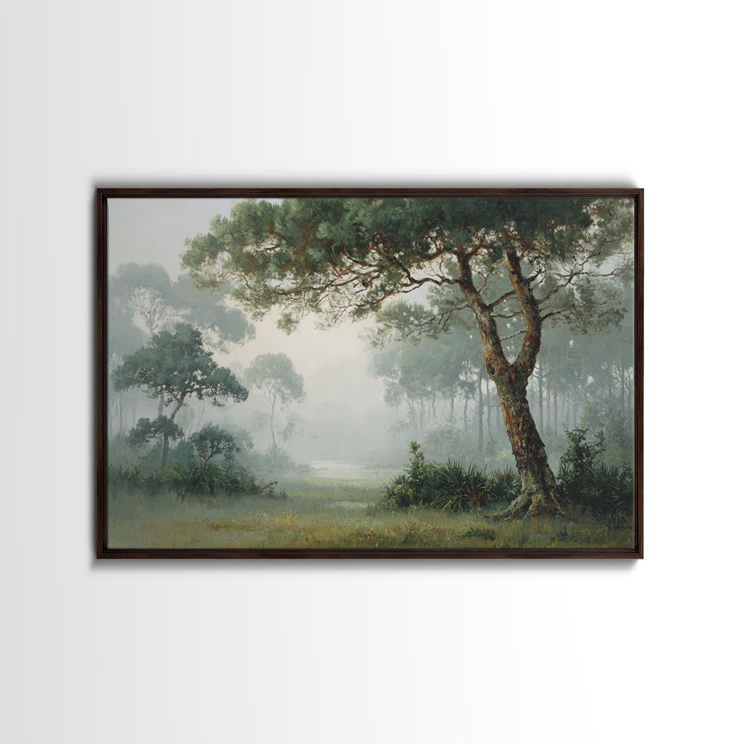Tree of Life Framed Canvas Print, Nature Art, Poster, Living Room Decor, Watercolor Art, Nature, Abstract Wall Art, 3d Wall Art, NAT-3x2-91