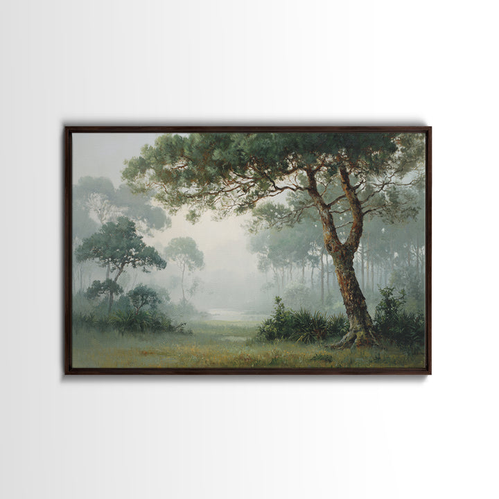 Tree of Life Framed Canvas Print, Nature Art, Poster, Living Room Decor, Watercolor Art, Nature, Abstract Wall Art, 3d Wall Art, NAT-3x2-91