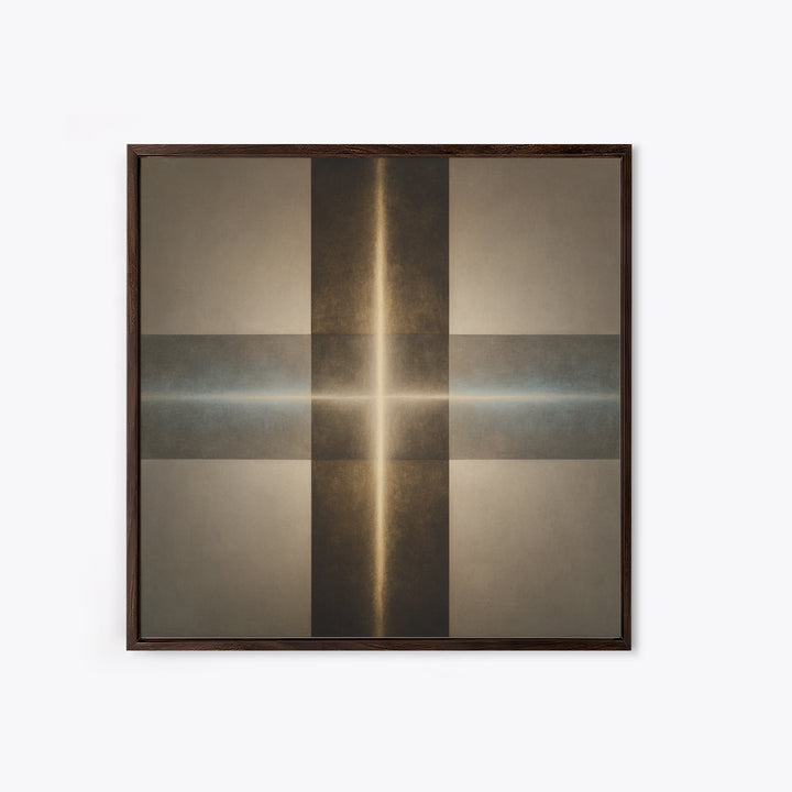 Abstract Light Beam Through Dark Shapes Canvas Print, Office Art, Printables, Office Decor, Abstract Art, Focus, OFF-1x1-23