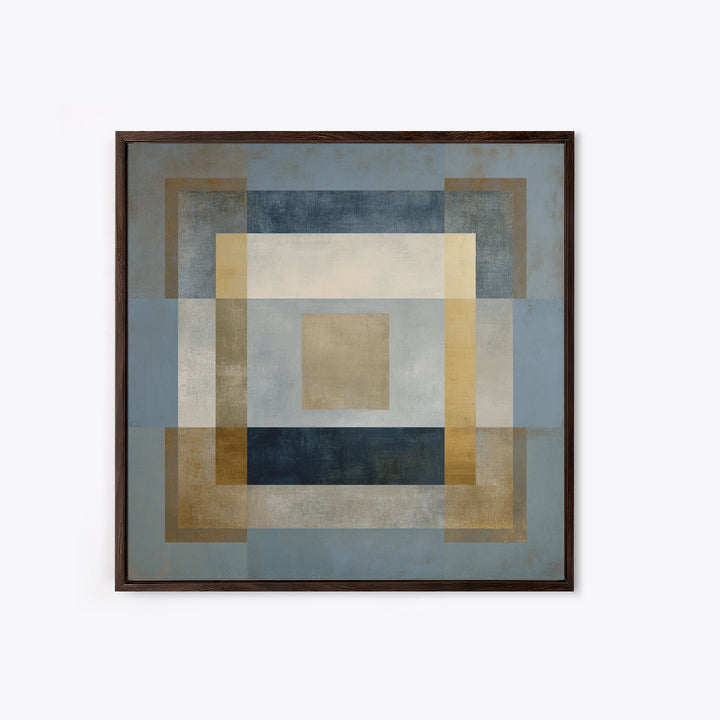 Clean Abstract Geometry Framed Canvas Print, Office Art, Art Print, Office Decor, Abstract Art, Focus, Printable, OFF-1x1-73