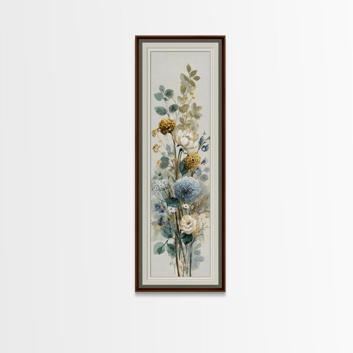 Modern Botanical Print Canvas Print, Office Art, Decor, Office Decor, Oil Painting, Focus, Wall Prints, Ai Art, Digital Print, OFF-1x3-40