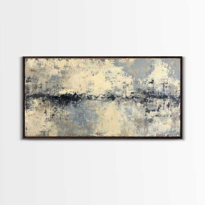 City Map Abstract Framed Canvas Print, Office Art, Fine Art Print, Office Decor, Abstract Art, Focus, Poster, Wall Decor, OFF-2x1-16