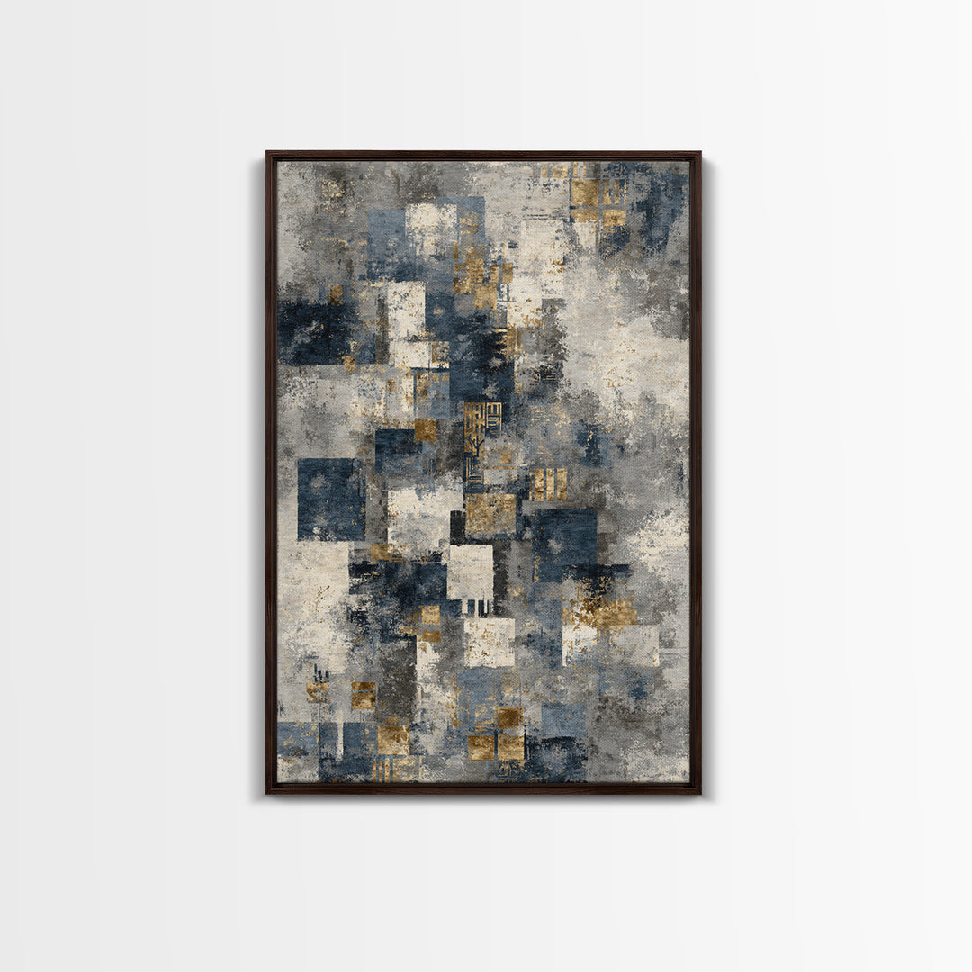 Clean Abstract Geometry Canvas Print, Office Art, Art Deco, Office Decor, Focus, Bedroom Wall Art, Downloadable Prints, OFF-2x3-81