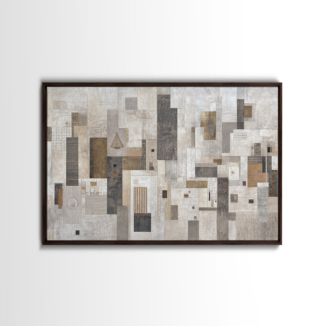 Large Neutral Texture Art for Professional Setting Canvas Print, Office Art, Office Wall Art, Office Decor, Fine Art, Focus, OFF-3x2-49