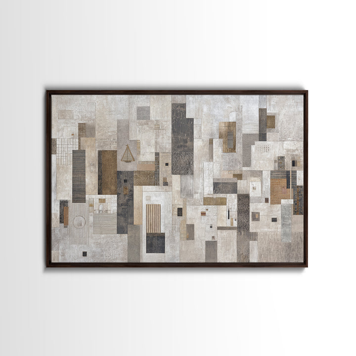 Large Neutral Texture Art for Professional Setting Canvas Print, Office Art, Office Wall Art, Office Decor, Fine Art, Focus, OFF-3x2-49