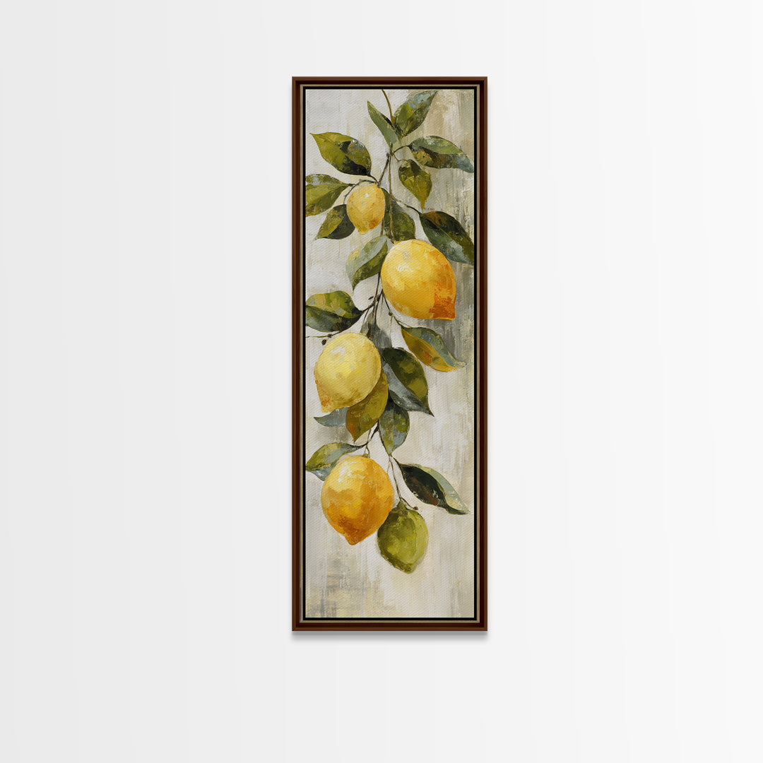 Outdoor Citrus Still Life Canvas Print, Patio Art, Beach House Decor, Patio Decor, Outdoor, Modern Decor, Fine Art Print, PAT-1x3-89