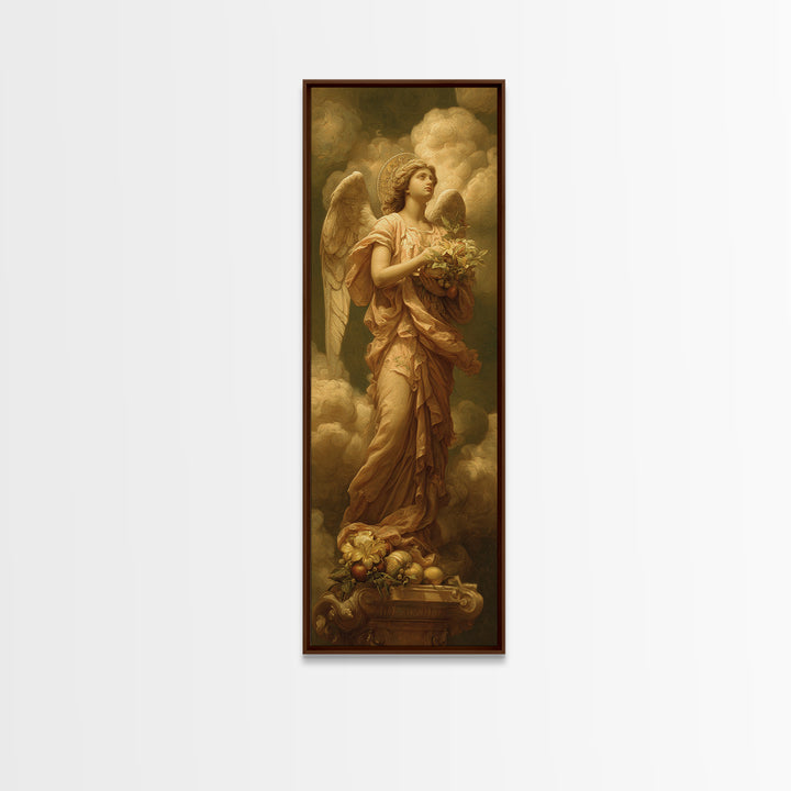 Classical Angel Study Canvas Print, Renaissanceinspired Art, Medieval Decor, Living Room Decor, Classic, Elegant Home Decor, REN-1x3-14