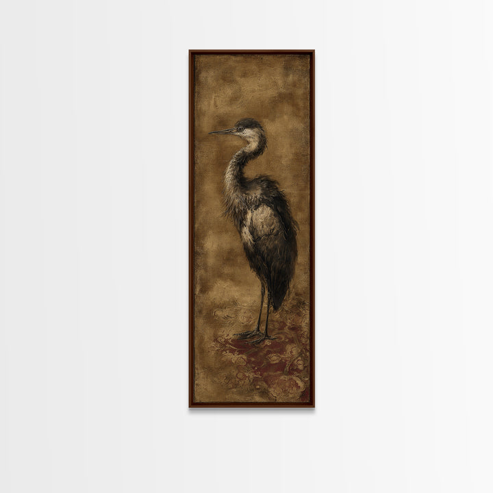 Old Master Bird Study Canvas Print, Renaissanceinspired Art, Statement Artwork, Living Room Decor, Fine Art, Classic, REN-1x3-59