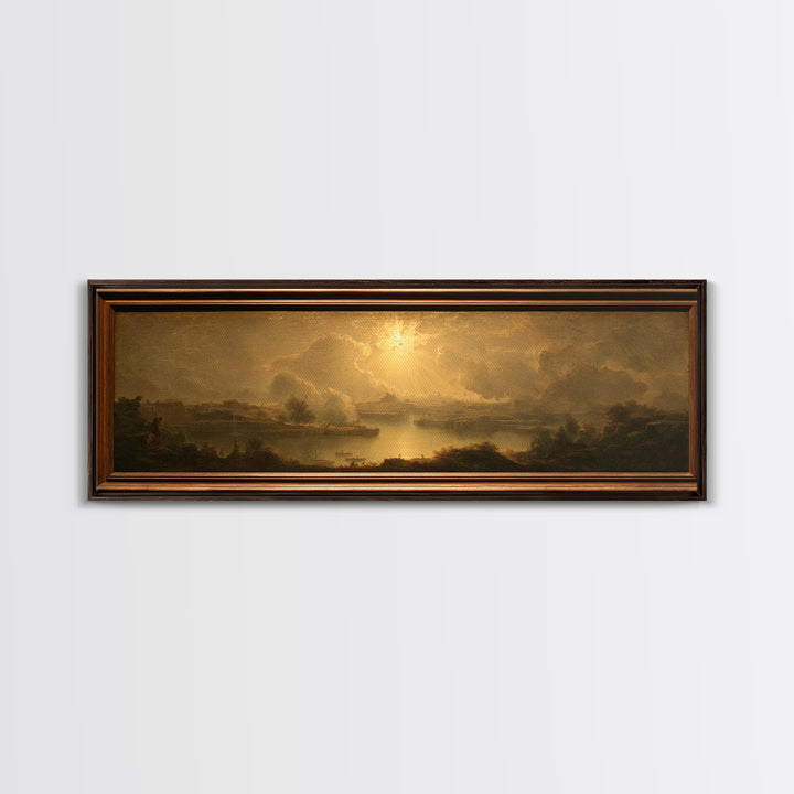 Biblical Desert Landscape Canvas Print, Renaissanceinspired Art, Wall Art Print, Living Room Decor, Fine Art, Classic, REN-3x1-61