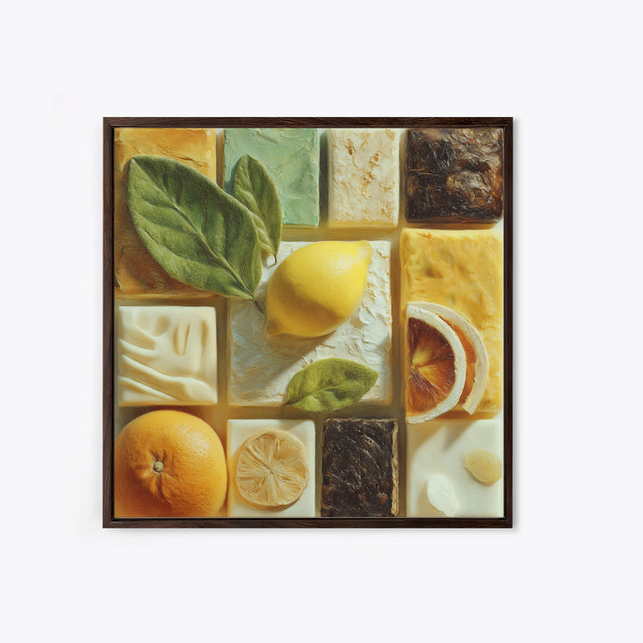 Cocktail and Citrus Bar Composition Canvas Print, Restaurant Art, Gallery Decor, Restaurant Decor, Fine Art, Bistro, Wall Art, RES-1x1-59