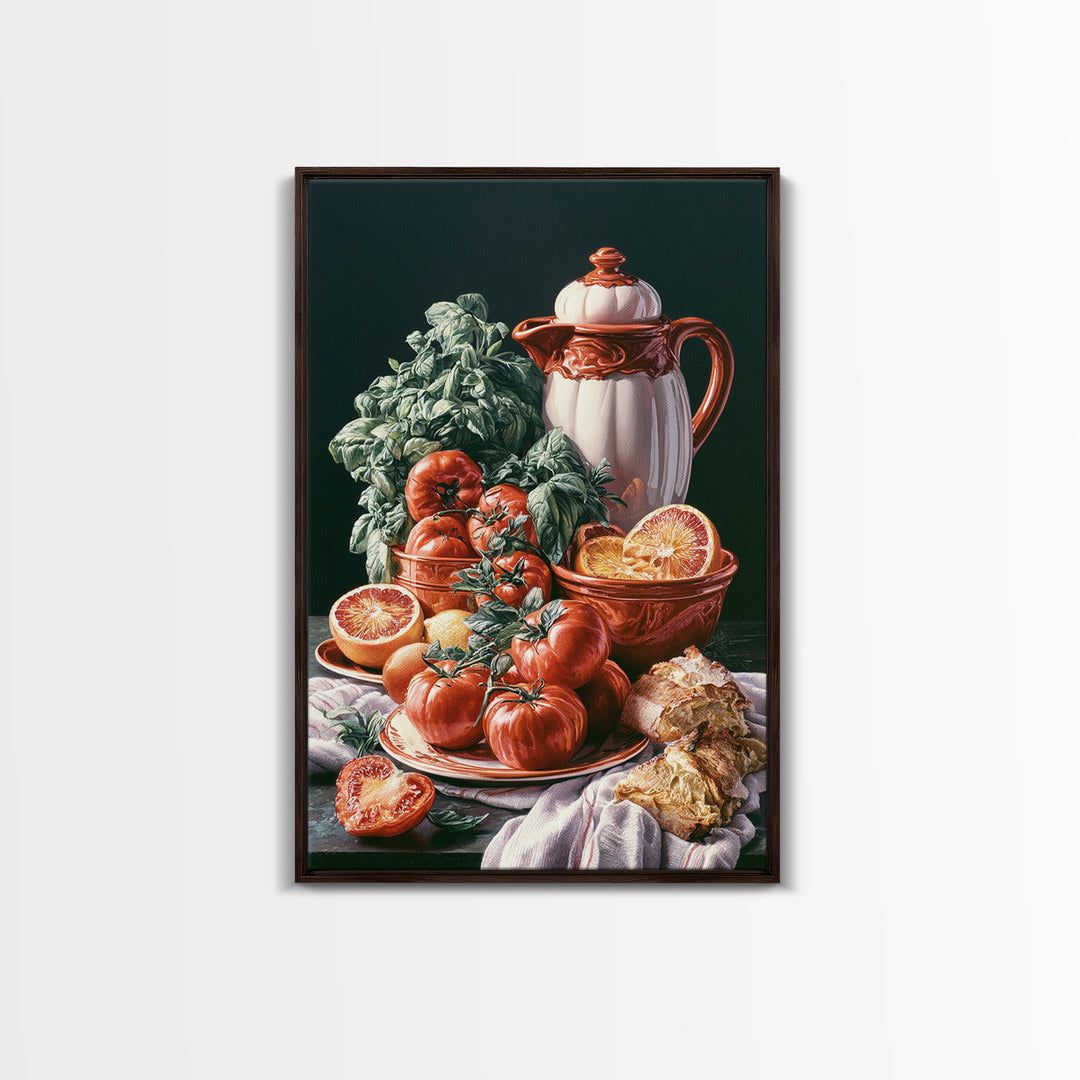 Blackboard Menu Feeling Without Readable Text Canvas Print, Restaurant Art, Wall Art Print, Restaurant Decor, Fine Art, Bistro, RES-2x3-77