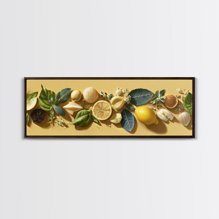 Cocktail and Citrus Bar Composition Canvas Print, Restaurant Art, Fine Art Print, Restaurant Decor, Fine Art, Bistro, RES-3x1-3