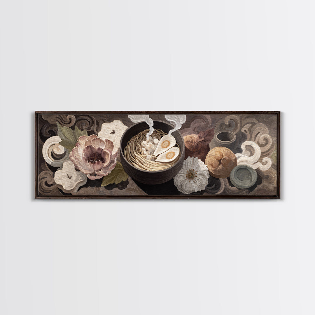 Seafood Lobster and Shell Arrangement Canvas Print, Restaurant Art, Textured Painting, Restaurant Decor, Fine Art, Bistro, RES-3x1-48