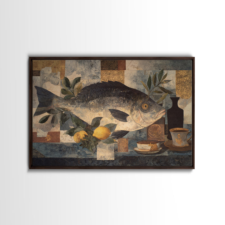 Fresh Pasta with Tomatoes and Basil Canvas Print, Restaurant Art, Canvas Print, Restaurant Decor, Bistro, Statement Artwork, RES-3x2-54