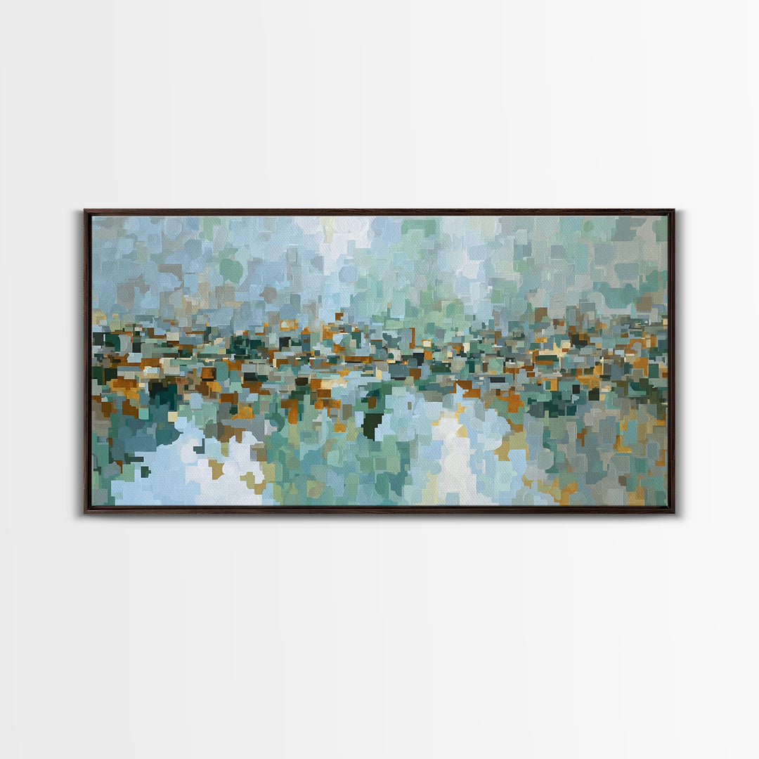 Mid Century Cat Canvas Print, Retro Art, Contemporary Art, Living Room Decor, Abstract Art, Retro, Art Deco, Original Art, RET-2x1-41