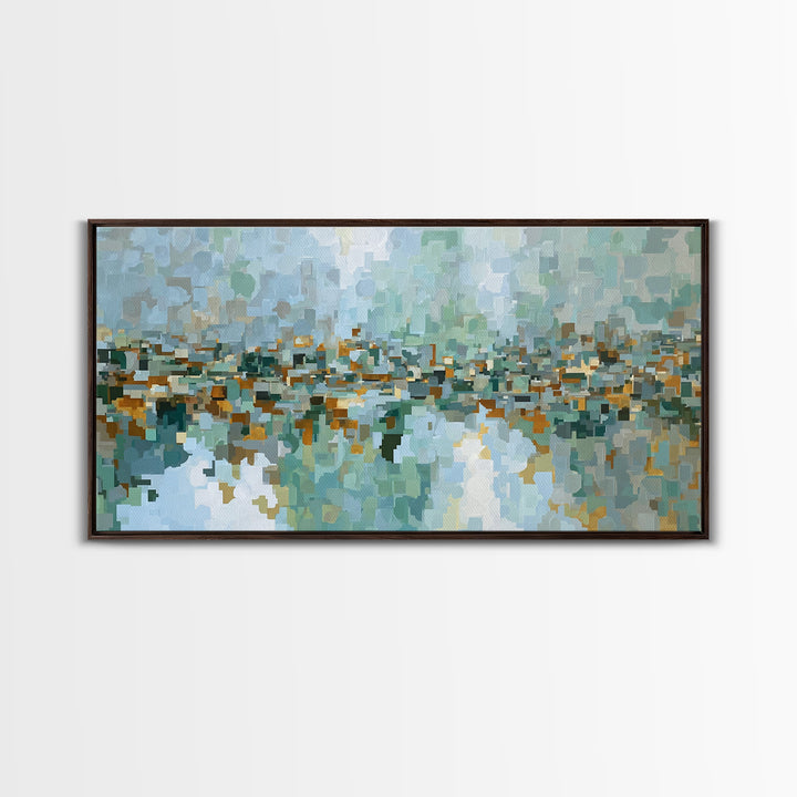 Mid Century Cat Canvas Print, Retro Art, Contemporary Art, Living Room Decor, Abstract Art, Retro, Art Deco, Original Art, RET-2x1-41