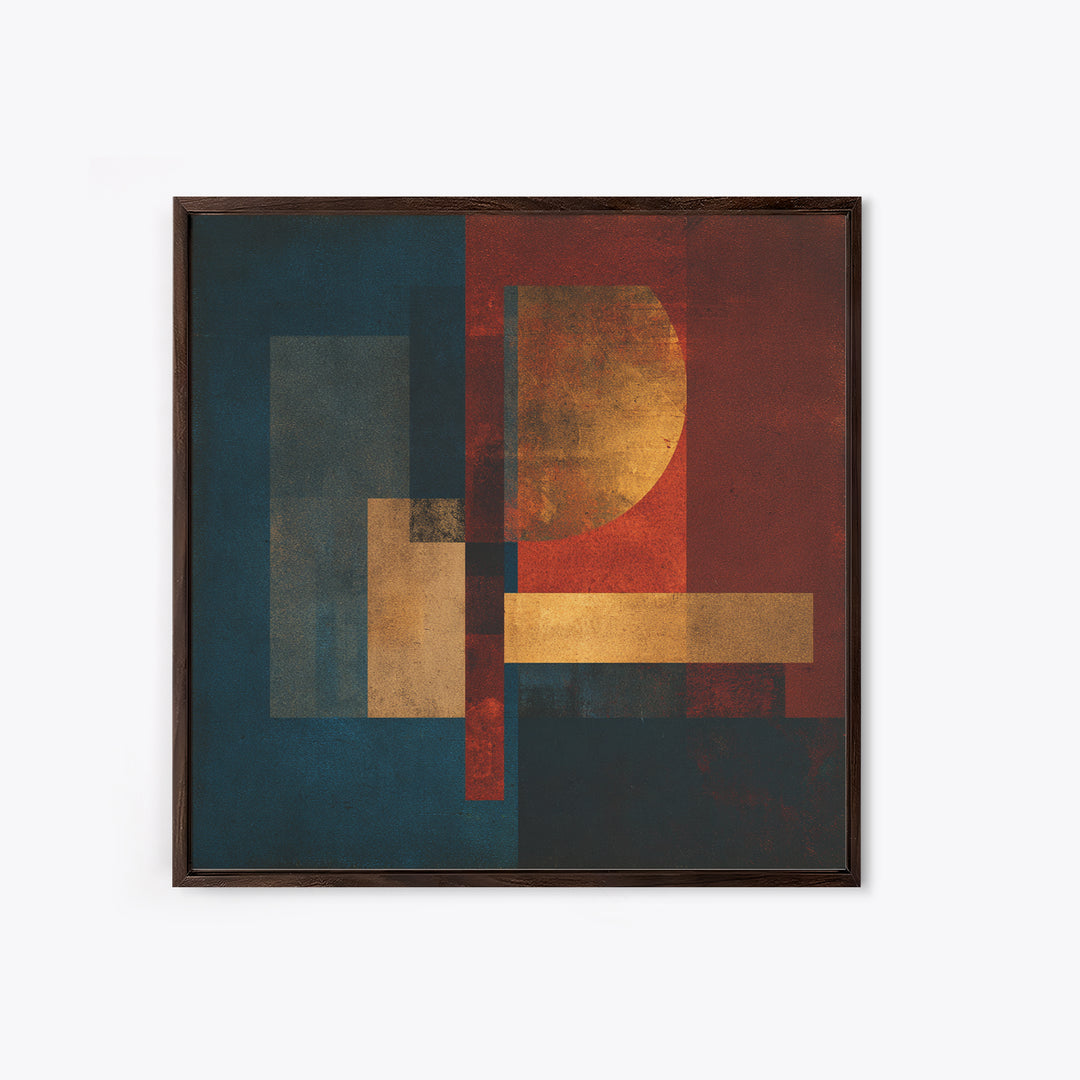 Album Cover Abstract Without Readable Text Canvas Print, Recording Studio Art, Music Art, Studio Decor, Fine Art, Analog, RSA-1x1-22