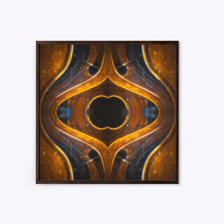 Vinyl Groove Closeup as Circular Abstract Canvas Print, Recording Studio Art, Guitar Wall Art, Studio Decor, Fine Art, Analog, RSA-1x1-86