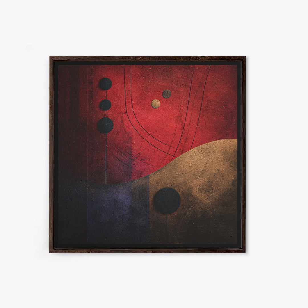 Album Cover Abstract Without Readable Text Canvas Print, Recording Studio Art, Music Wall Decor, Studio Decor, Abstract Art, RSA-1x1-94
