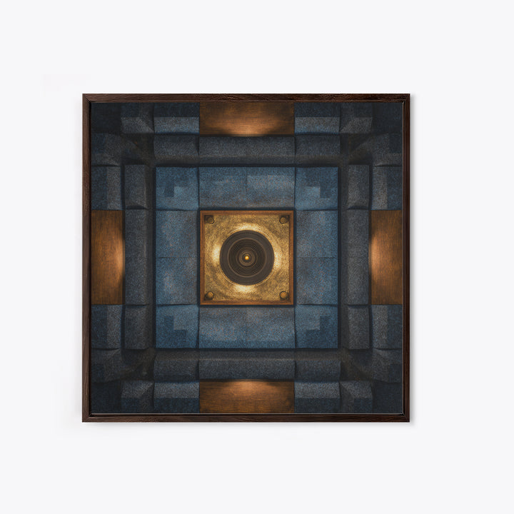 Sound Booth Foam Pattern Transformed into Design Canvas Print, Recording Studio Art, Printable Wall Art, Studio Decor, Analog, RSA-1x1-96